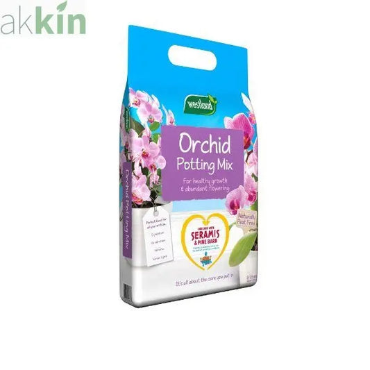 Orchid Potting Mix Soil (Enriched with Seramis) 8L AK Kin Garden Supplies