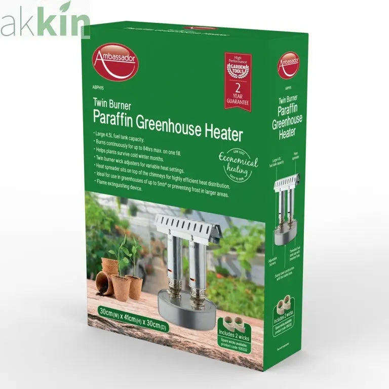 Paraffin Greenhouse Heater AK Kin Garden Supplies