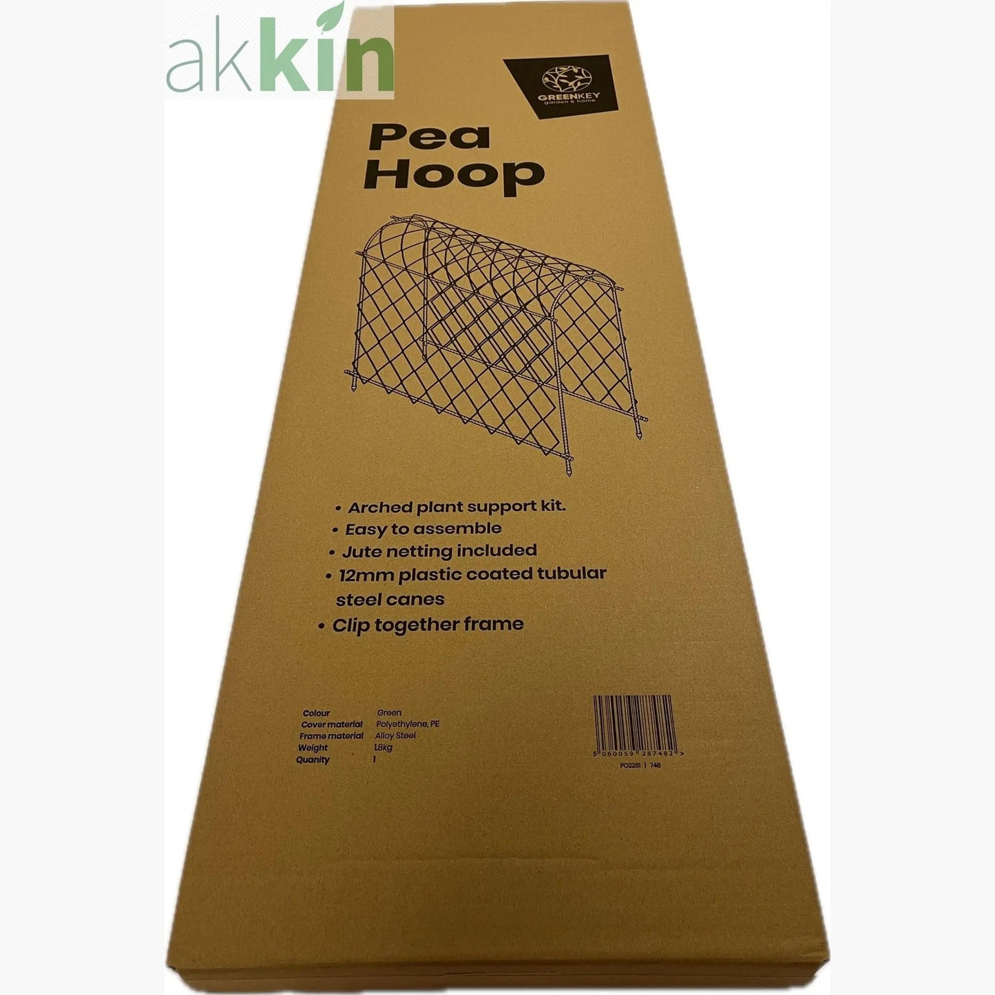 Pea Hoop Frame with Net 80cm x 100cm AK Kin Garden Supplies
