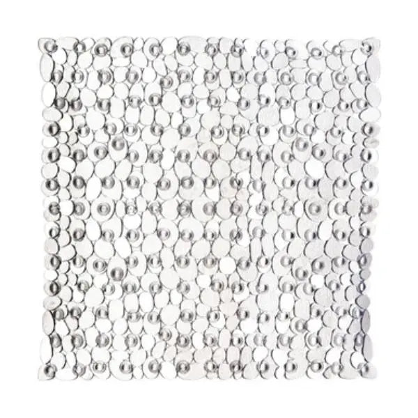 Pebble Clear Square Bath Mat H1 x D54 x W54 AK Kin Garden Supplies