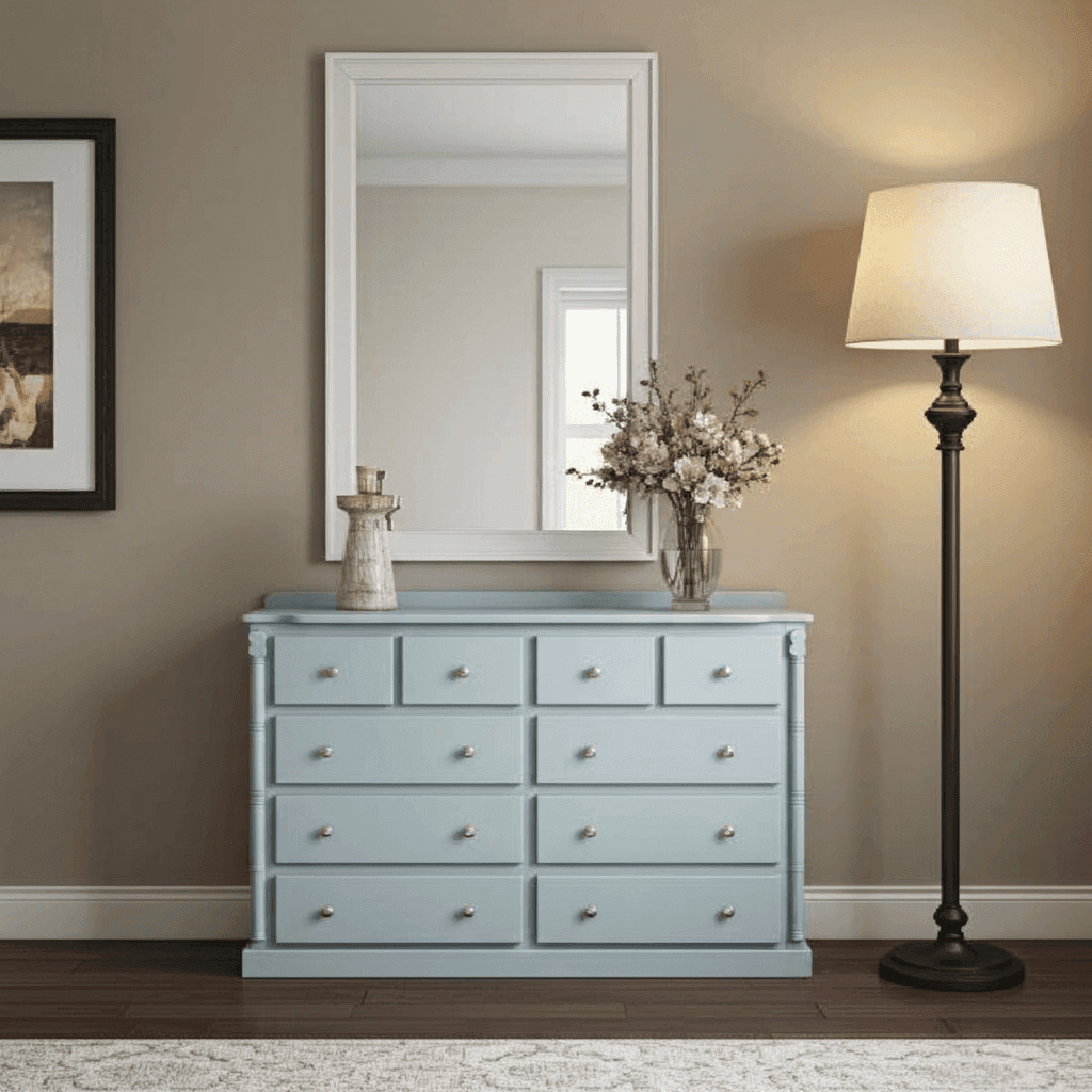 Pine Wooden Wardrobe 6 + 4 Long Chests of Drawers – Stylish & Spacious Drawer Storage UK Beds Direct ltd