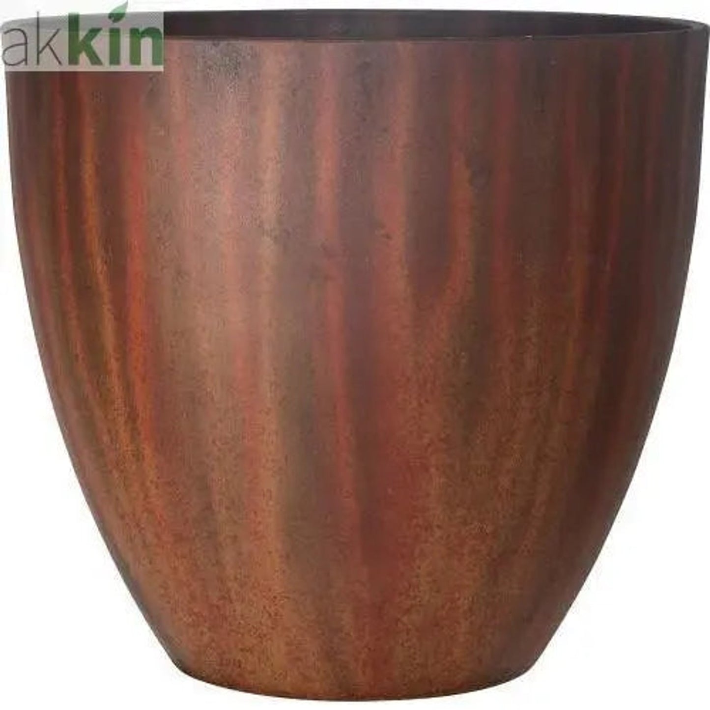 Planter Natural 23cm Burnt Finish AK Kin Garden Supplies