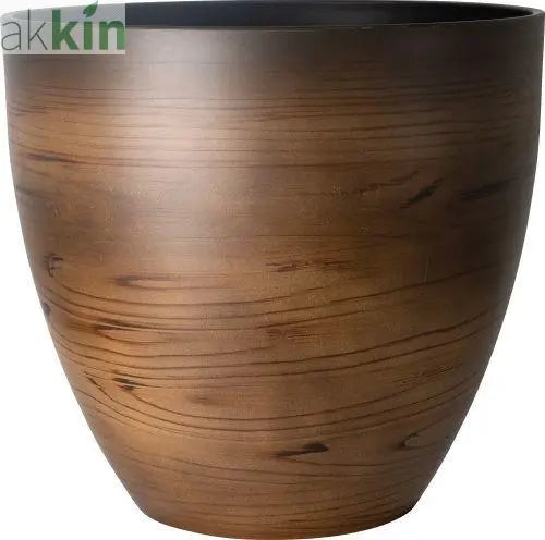 Planter Natural 23cm  Dark Brown AK Kin Garden Supplies