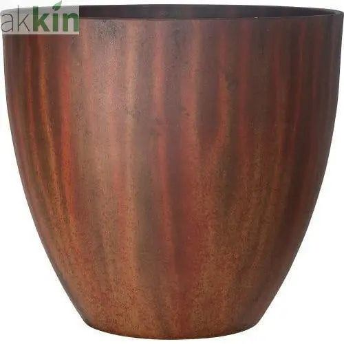 Planter Natural 38cm  Burnt Finish AK Kin Garden Supplies