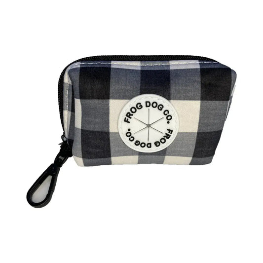 Poo Bag & Treat Holder - Check Me Out 10cm x 6cm x 4.5cm AK Kin Garden Supplies