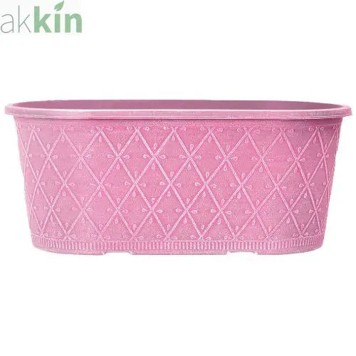 Prisma Decorative Planter Oval 16" - Raspberry Pink AK Kin Garden Supplies