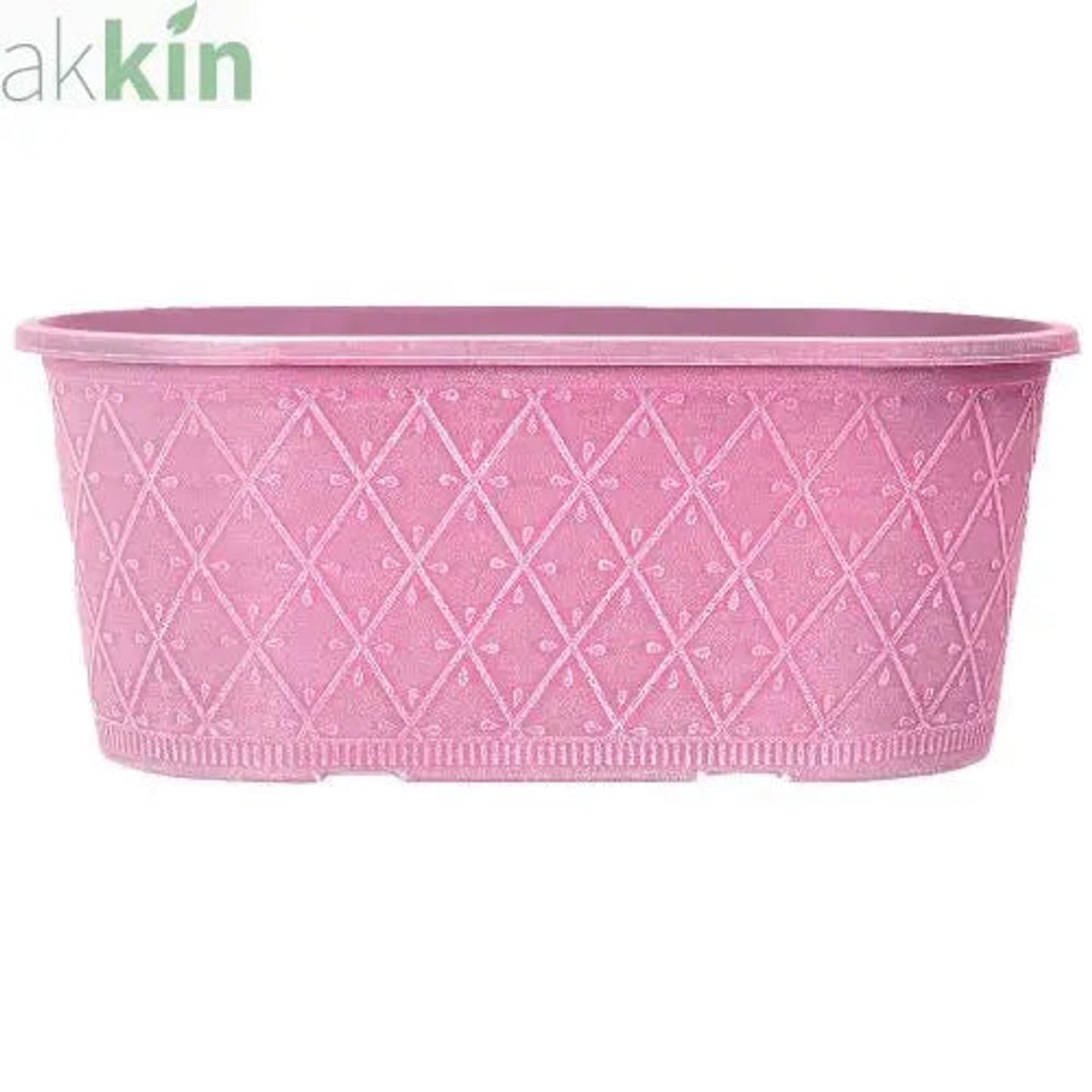 Prisma Decorative Planter Oval 16" - Raspberry Pink AK Kin Garden Supplies
