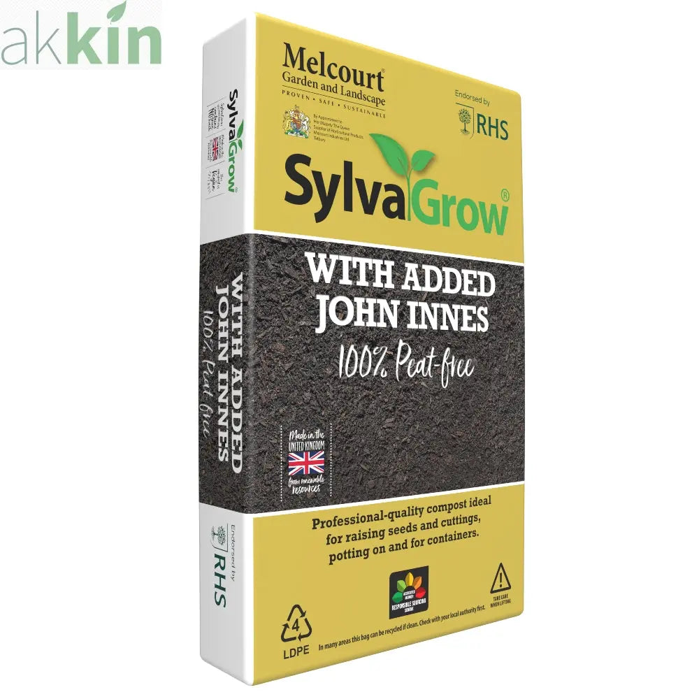 RHS Melcourt Sylvagrow All Purpose Compost with Added John Innes 40 Litre AK Kin Garden Supplies