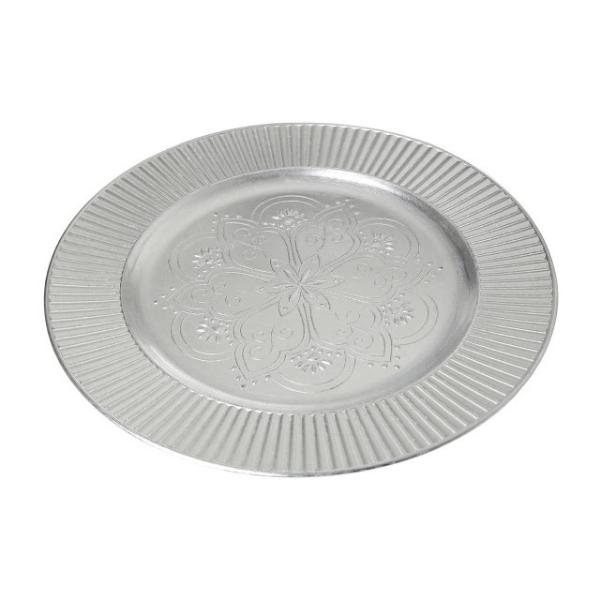 Redbud Silver Charger Plate House, Home & Garden