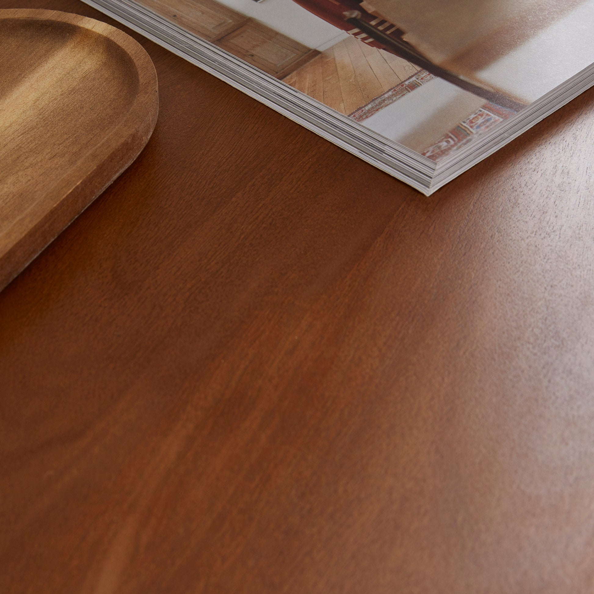 Scandinavian Walnut Oslo Console, Dressing Table, and Desk Fishe and Lilly