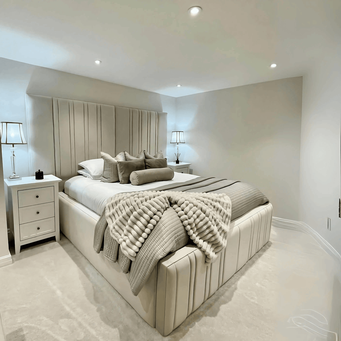 Selena Bed High Base UK Beds Direct ltd