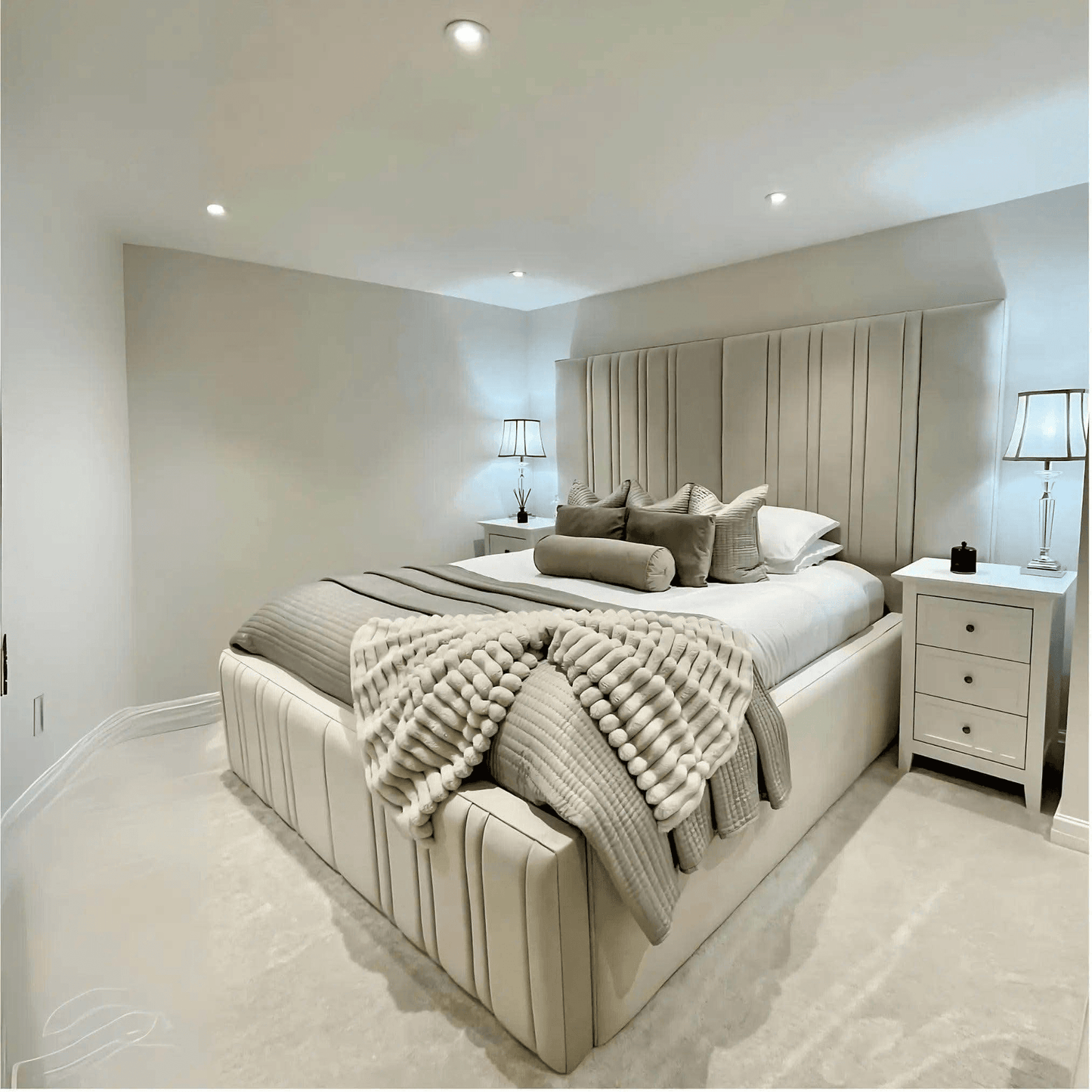 Selena Bed High Base UK Beds Direct ltd