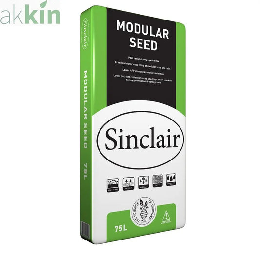Sinclair Modular Seed Seedling Planting Growing Medium Compost Soil 75lt AK Kin Garden Supplies