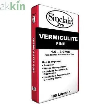 Sinclair Vermiculite Fine 100 Litre - AK Kin Garden Supplies