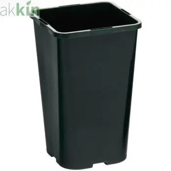 Square Black Plastic Deep Rose Plant Flower Pot 2L x10 - AK Kin Garden Supplies
