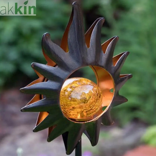 Starburst Solar Flame Light 91cm on Stake AK Kin Garden Supplies