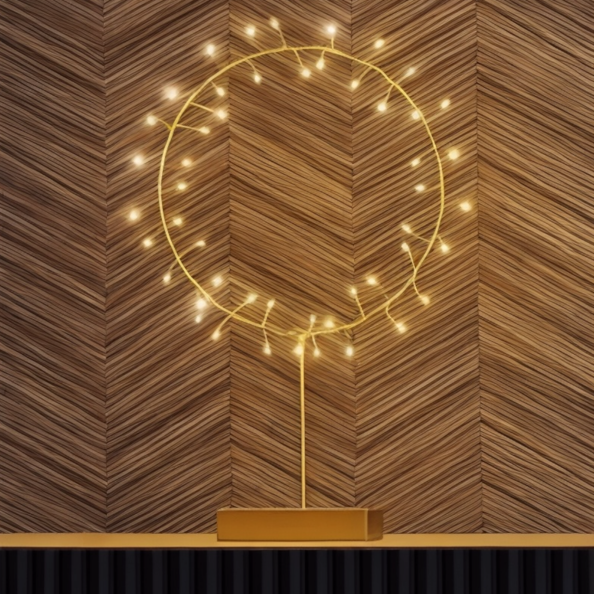 Table Aurora 25cm Light Lamp Gold House, Home & Garden