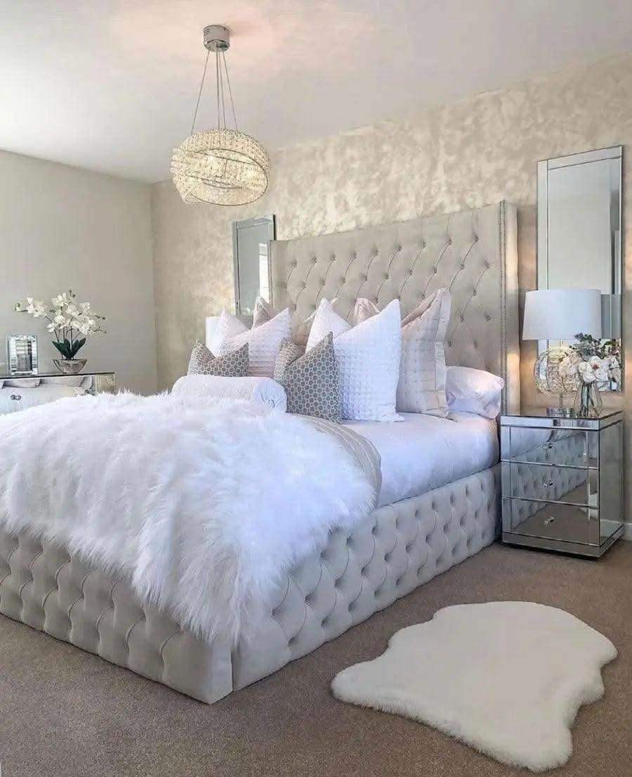 The Bella Wingback Bed 'UK Fully Upholstered' UK Beds Direct ltd