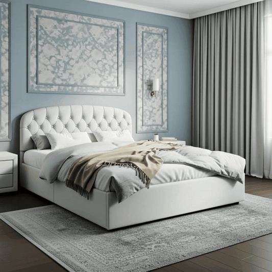 The Fiona Bed Frame: Modern UK Design UK Beds Direct ltd