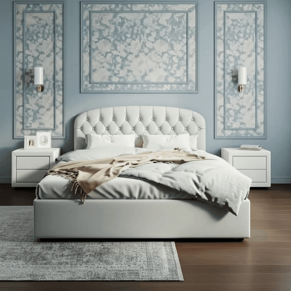 The Fiona Bed Frame: Modern UK Design UK Beds Direct ltd