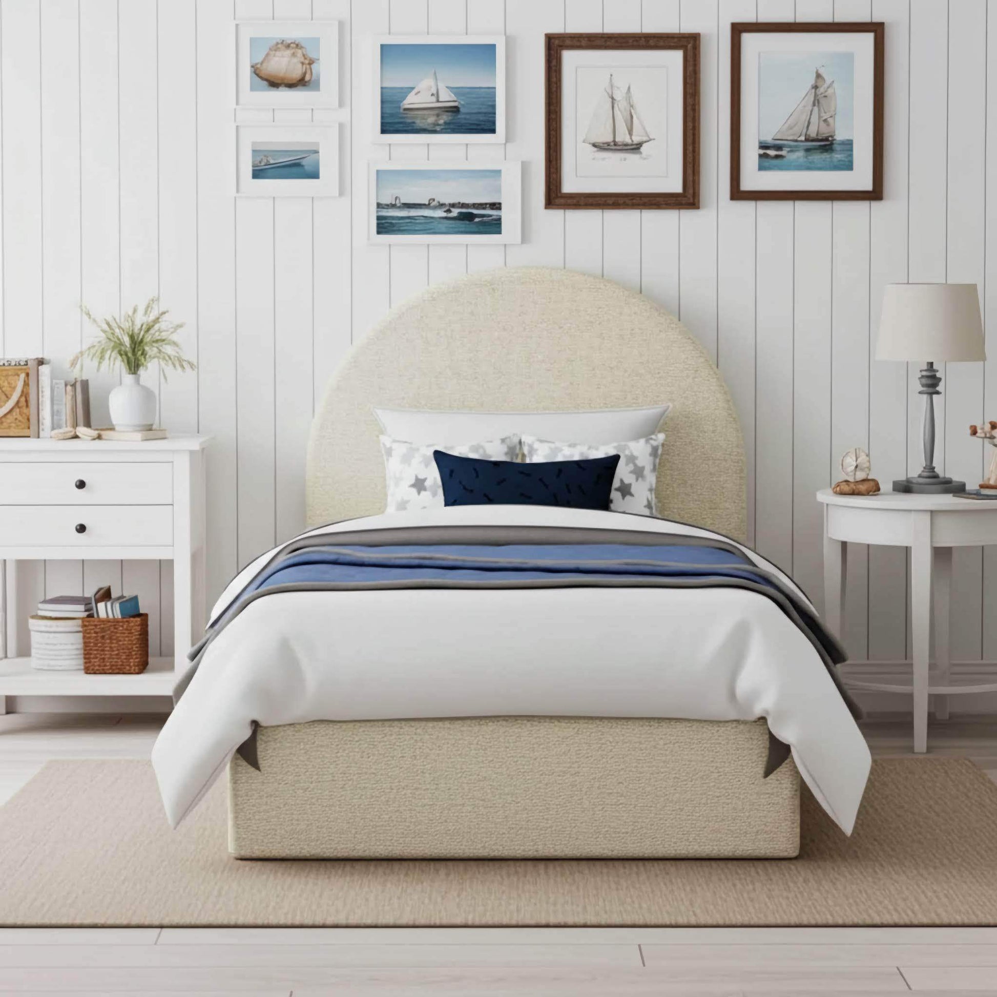 The Little Arc Ottoman Bed Frame: Stylish Storage UK Beds Direct ltd