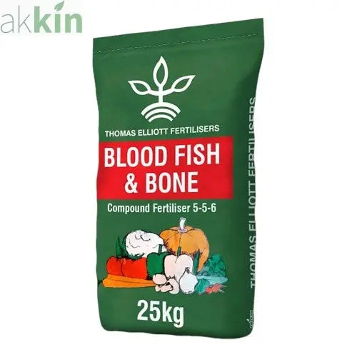 Thomas Elliot Blood, Fish and Bone 5-5-6 Compound Fertiliser 25kg AK Kin Garden Supplies