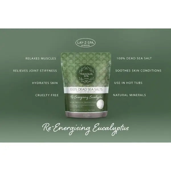 Tranquil Spa Dead Sea Salts - Eucalyptus AK Kin Garden Supplies