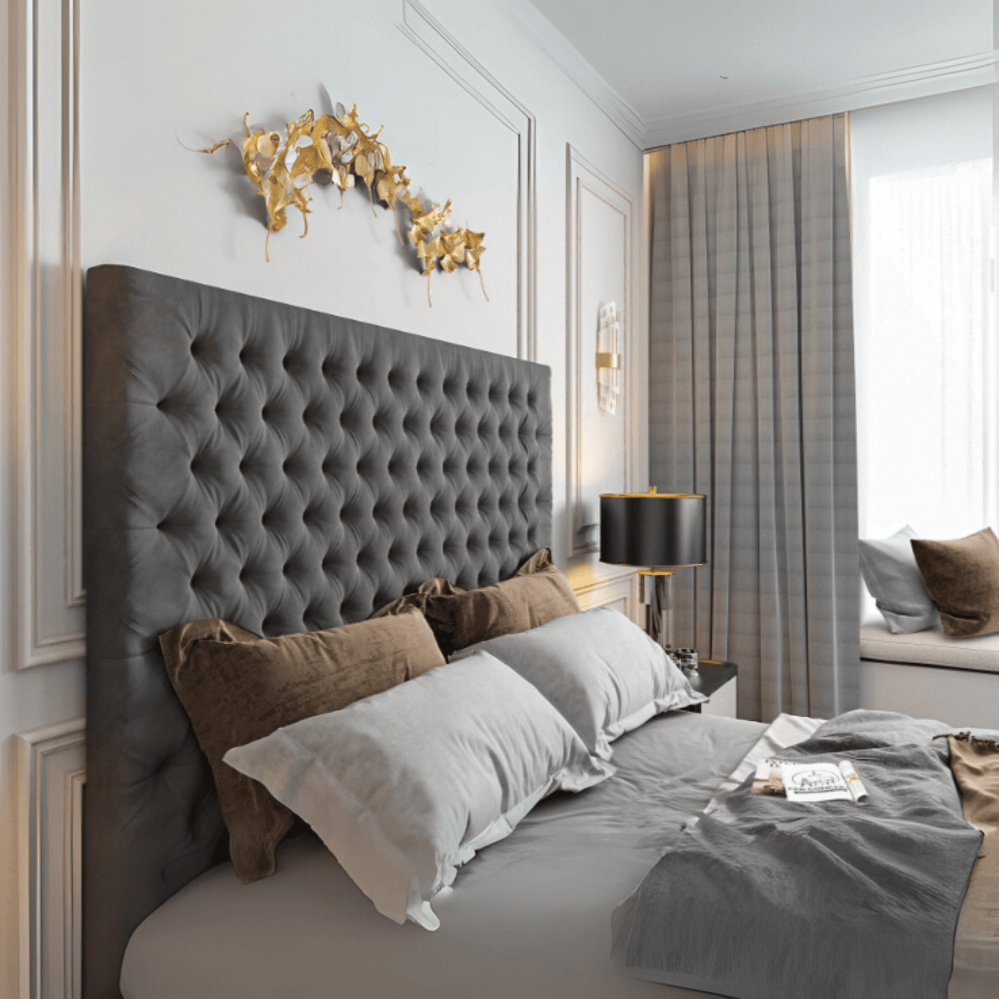 Wilton Chesterfield Upholstered Electric Tv Bed Frame UK Beds Direct ltd