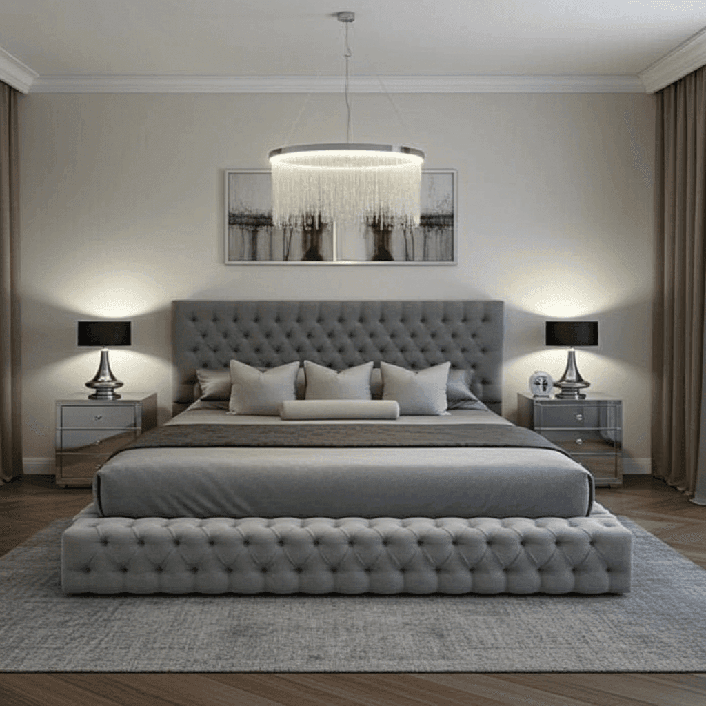 Upfront Ambassador Bed Frame – Luxury Upholstered Bed with Storage Options UK Beds Direct ltd