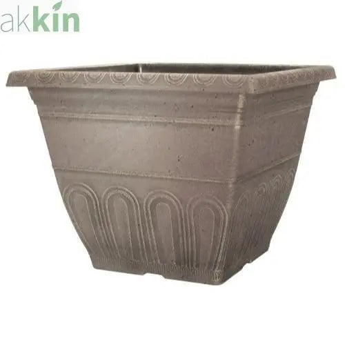 Valencia Planter Square 12"  Faux Leather AK Kin Garden Supplies