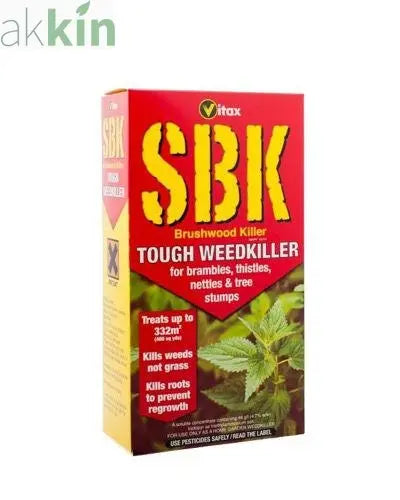 Vitax SBK Brushwood Tough Weedkiller 1lt Bottle 332m2 - AK Kin Garden Supplies