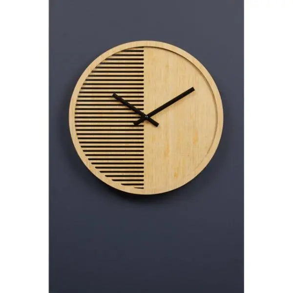 Vitus Small Wooden Effect Wall Clock 40cm AK Kin Garden Supplies