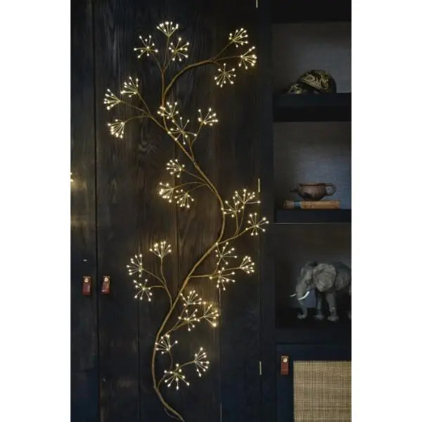 Woodland Ivy Indoor Home Wall Lighting 180cm Brown AK Kin Garden Supplies