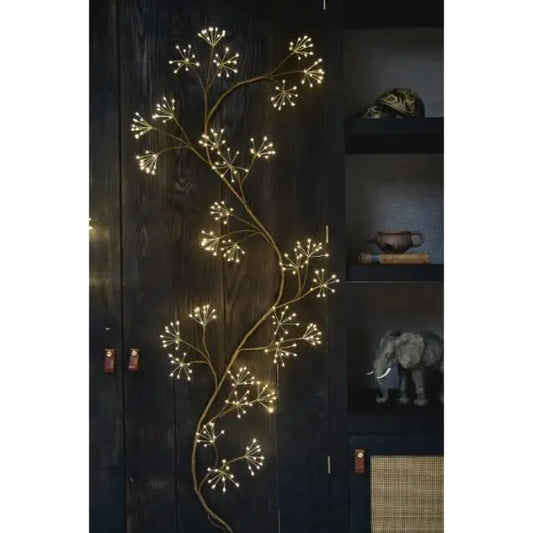 Woodland Ivy Indoor Home Wall Lighting 180cm Brown AK Kin Garden Supplies