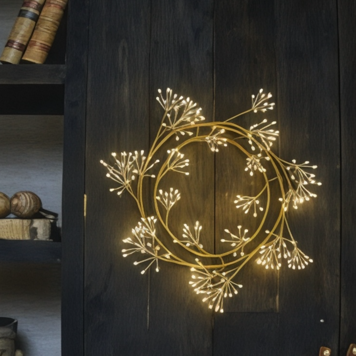 Woodland Swirl 60cm Indoor Wall Light Brown House, Home & Garden