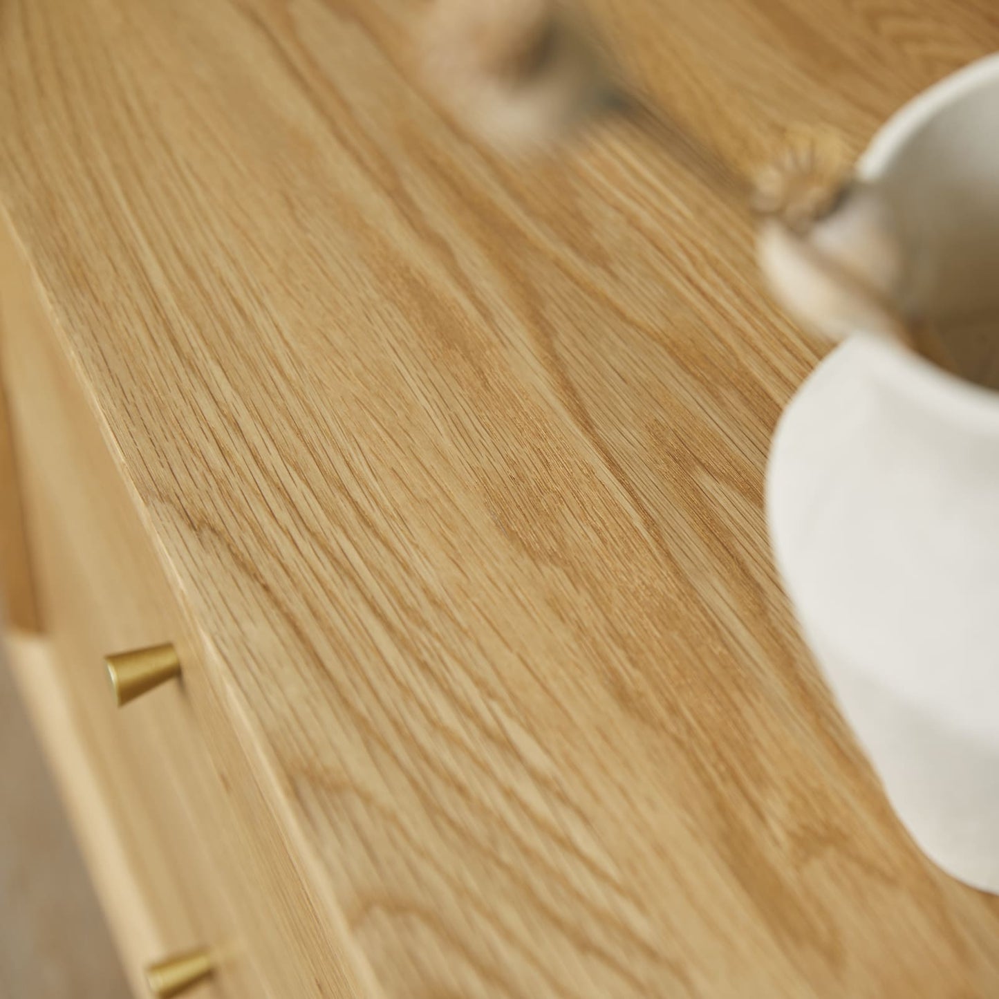 Wright Oak Bedside Table Fishe and Lilly