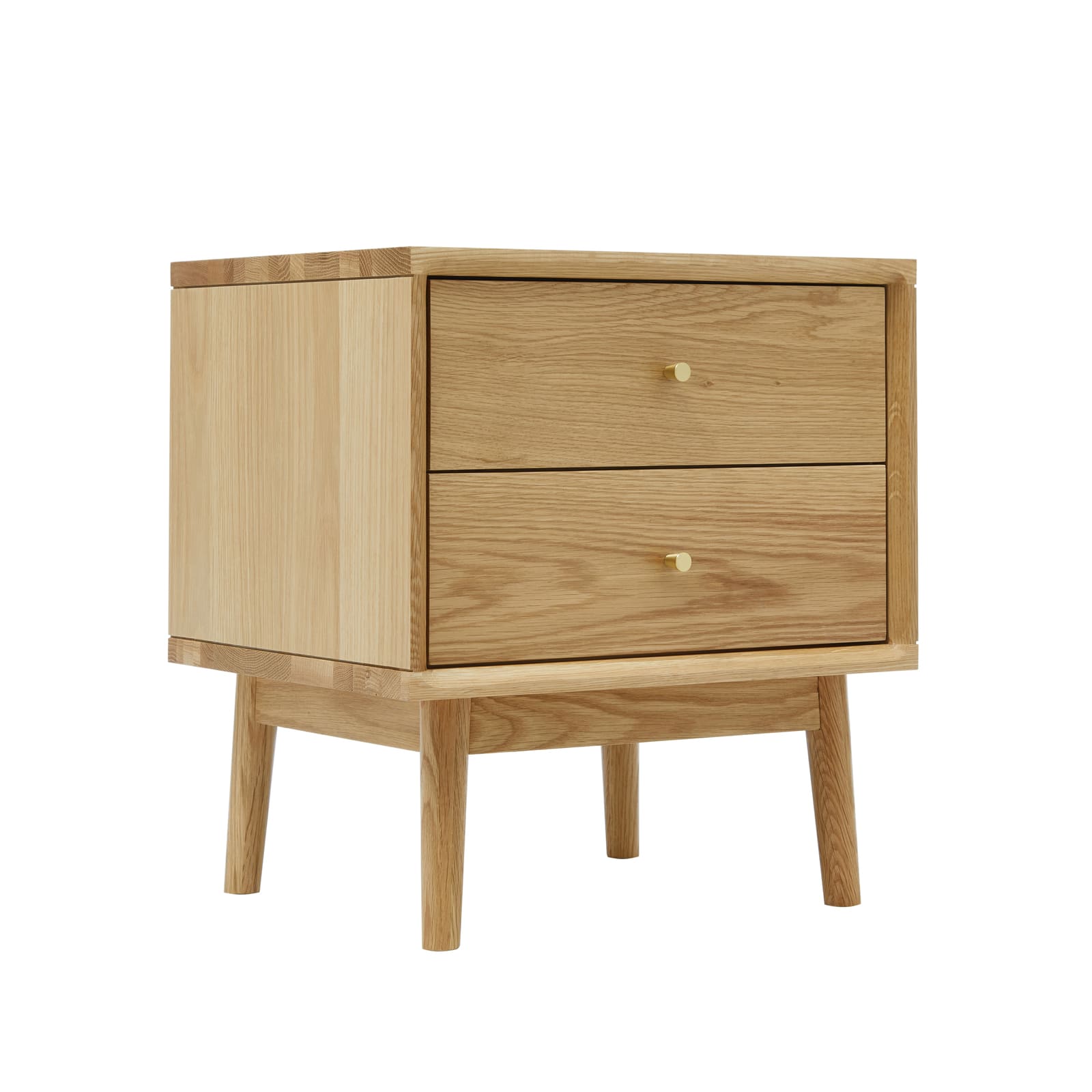 Wright Oak Bedside Table Fishe and Lilly