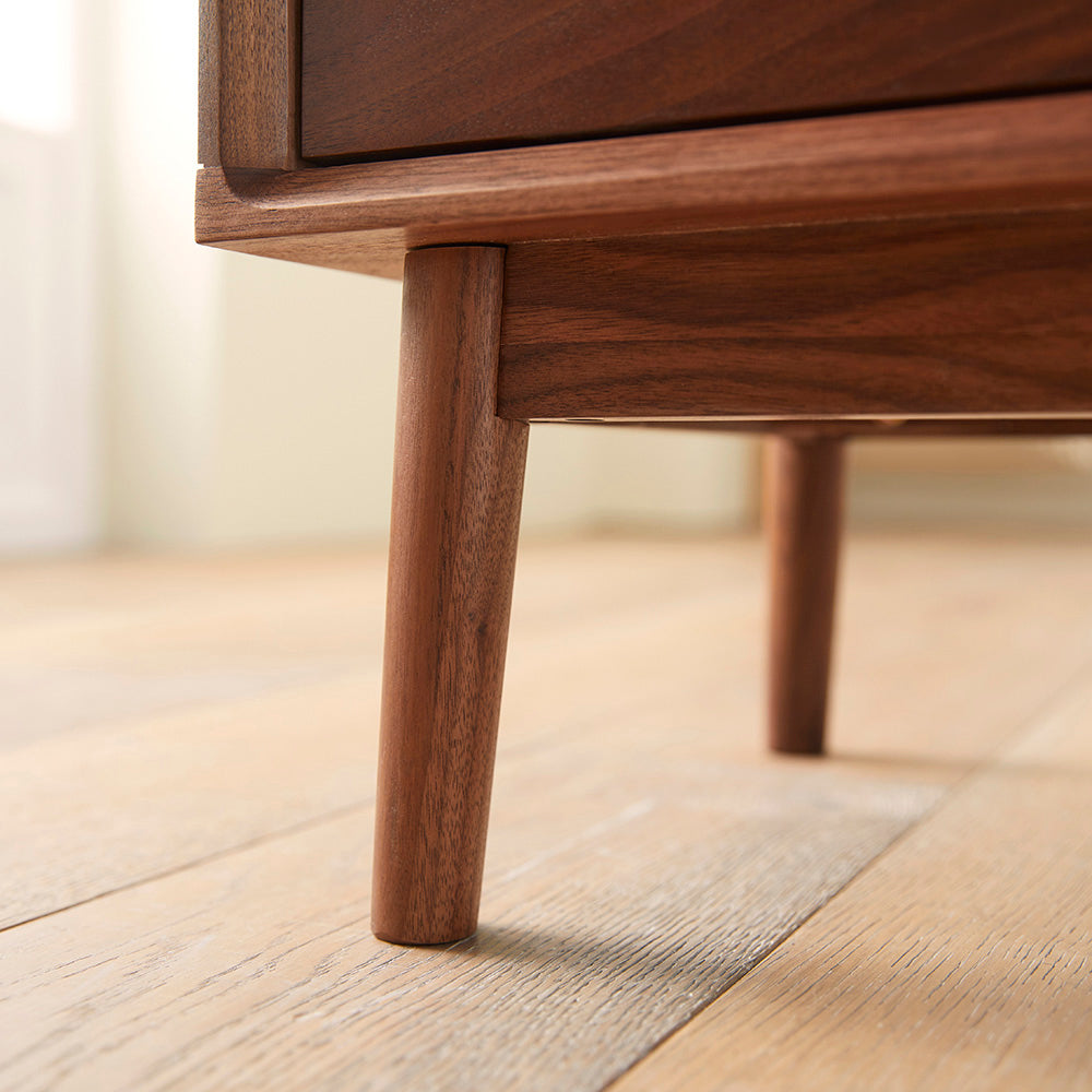 Wright Walnut Bedside Table Fishe and Lilly