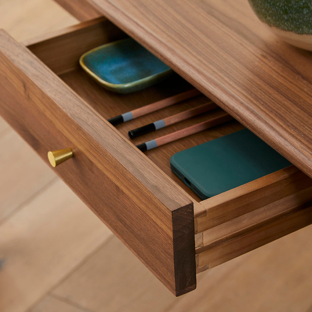 Wright Walnut Desk and Dressing Table Fishe and Lilly