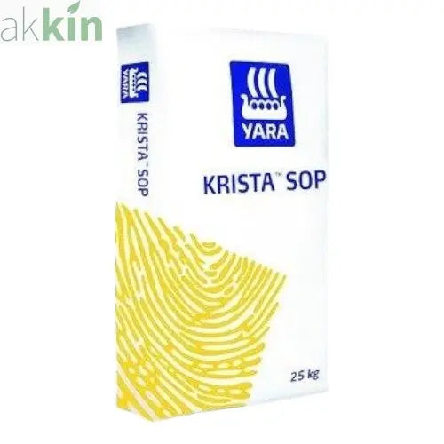 YaraTera KRISTA SOP Sulphate of Potash Fertiliser 25kg - AK Kin Garden Supplies