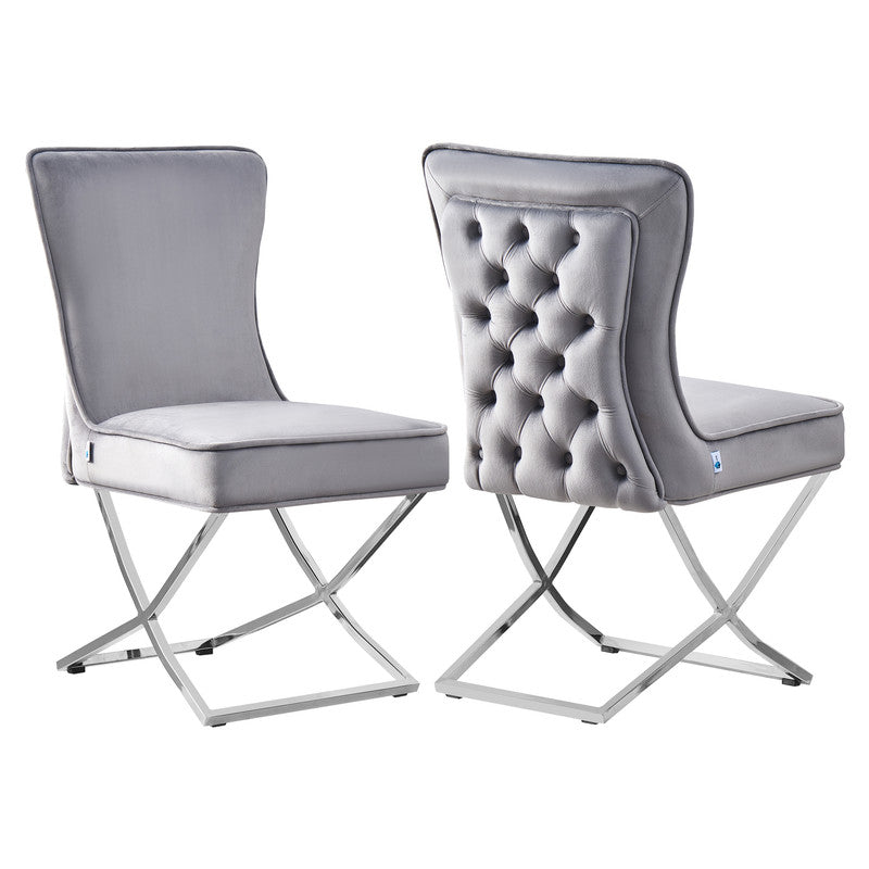 Trafalgar Velvet Dining Chair PN Home