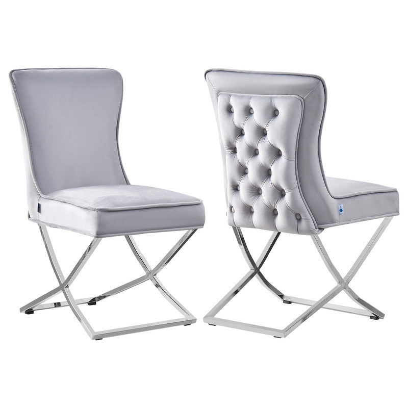 Trafalgar Velvet Dining Chair PN Home