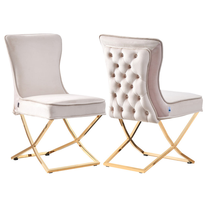 Trafalgar Velvet Dining Chair PN Home