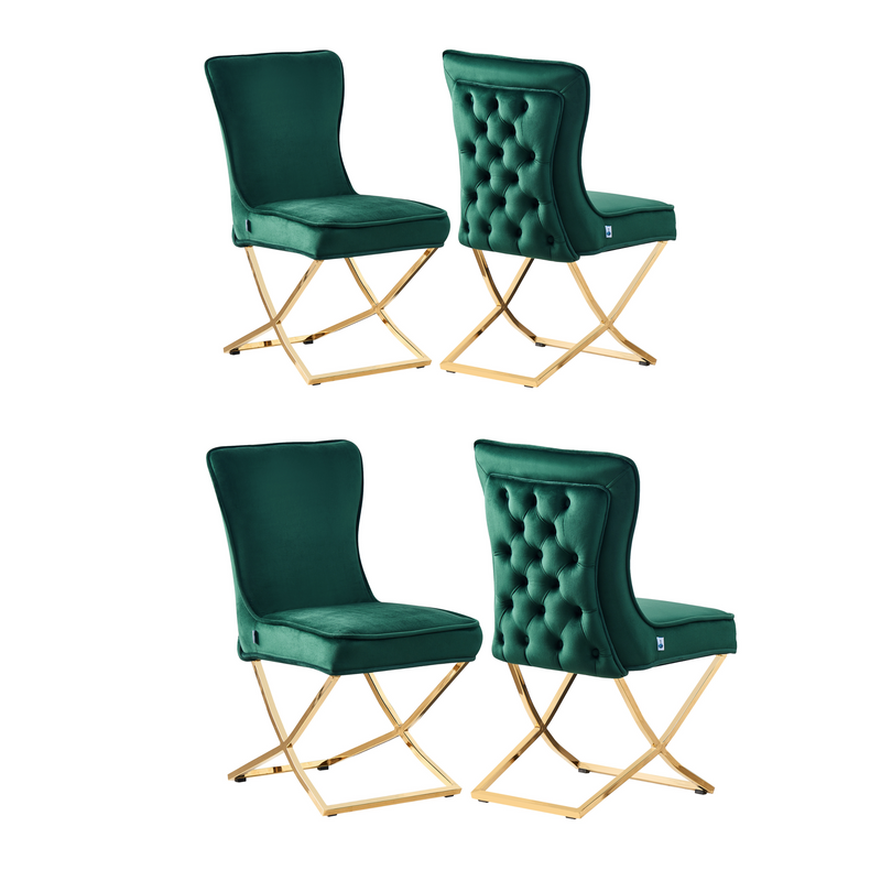 Trafalgar Velvet Dining Chair PN Home