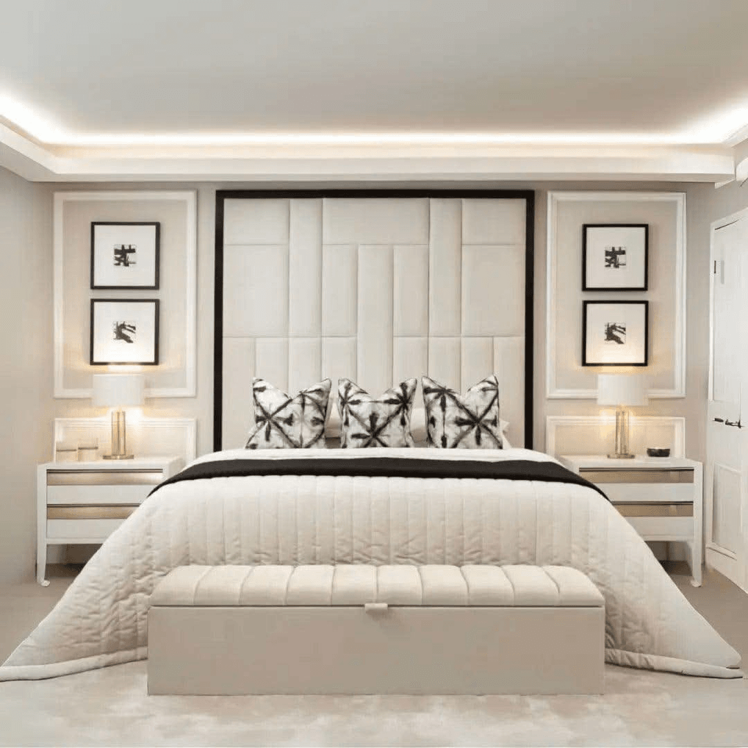 Quebec Wall Panel Bed Frame UK – Stunning Multi-Panel Design | UK Beds Direct UK Beds Direct ltd