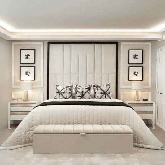 Quebec Wall Panel Bed Frame UK – Stunning Multi-Panel Design | UK Beds Direct UK Beds Direct ltd