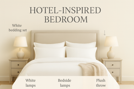 Hotel-Inspired-Bedroom-How-to-Create-a-Luxurious-Crisp-and-Calm-Retreat-at-Home House, Home & Garden