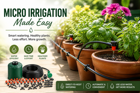 Micro Irrigation Made Easy: The Smart Way to Water Your Garden