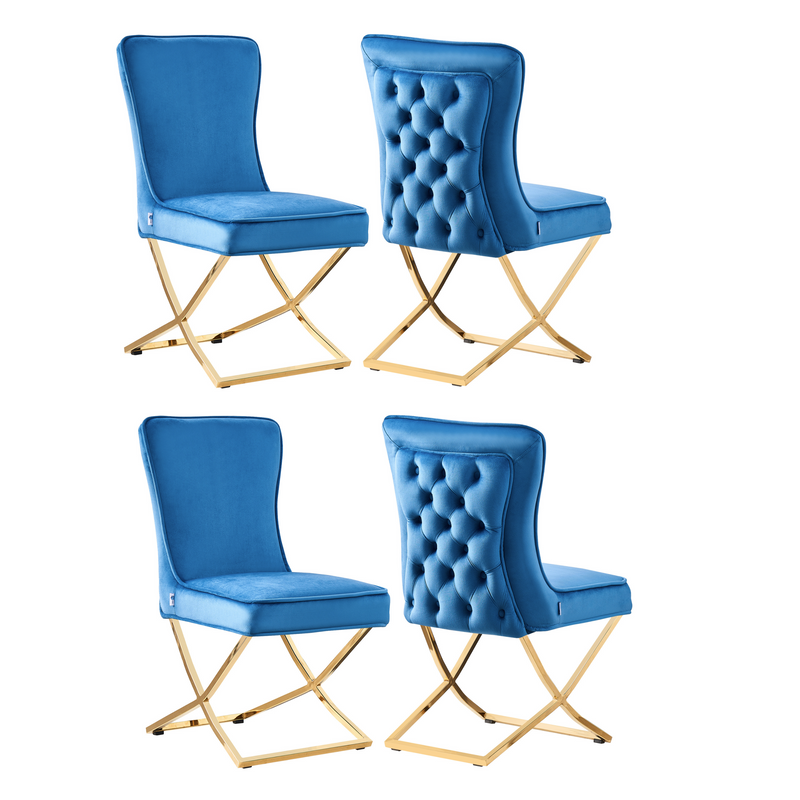 Trafalgar Velvet Dining Chair PN Home