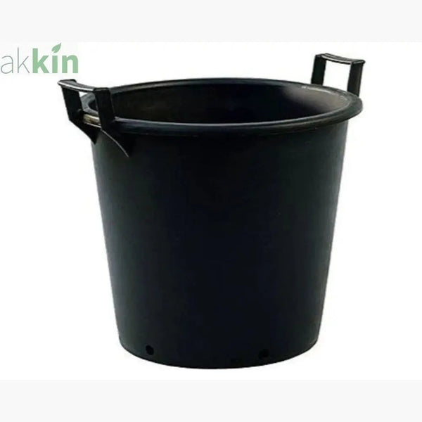100lt Extra Large Heavy Duty Plastic Tree & Shrub Container Plant Pot with Handles 60 x 51cm AK Kin Garden Supplies
